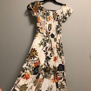 Zaful off shoulder dress with shorts